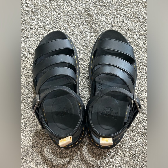 Dr. Martens VEGAN BLAIRE WOMEN'S FELIX GLADIATOR SANDALS-Size 8-Black - Picture 4 of 7